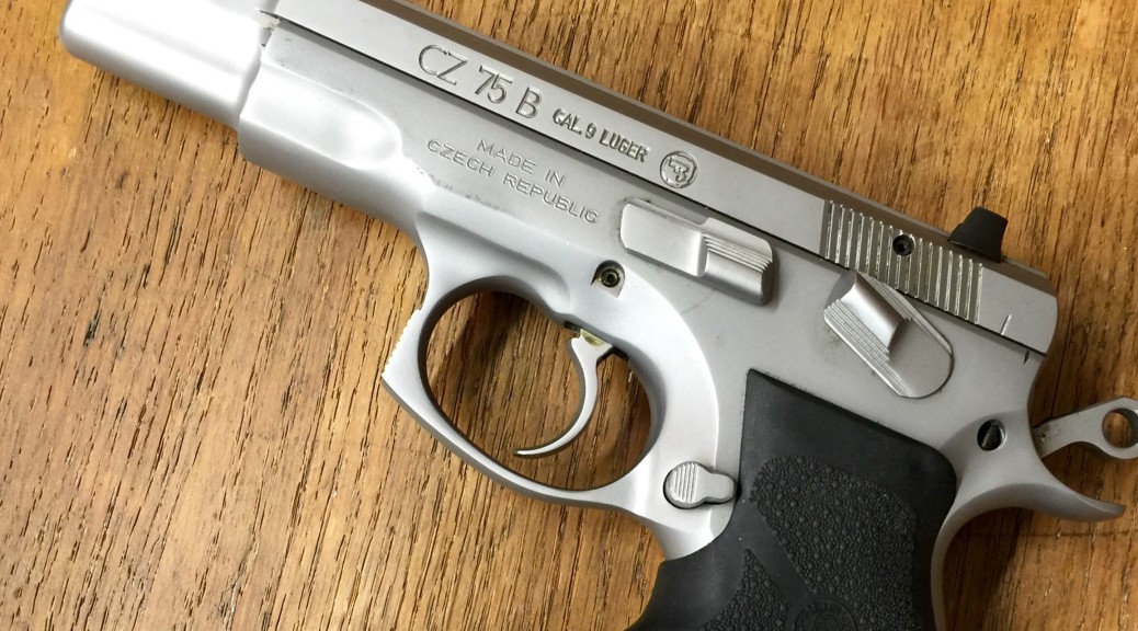 CZ 75 B Semi-Automatic Pistol.