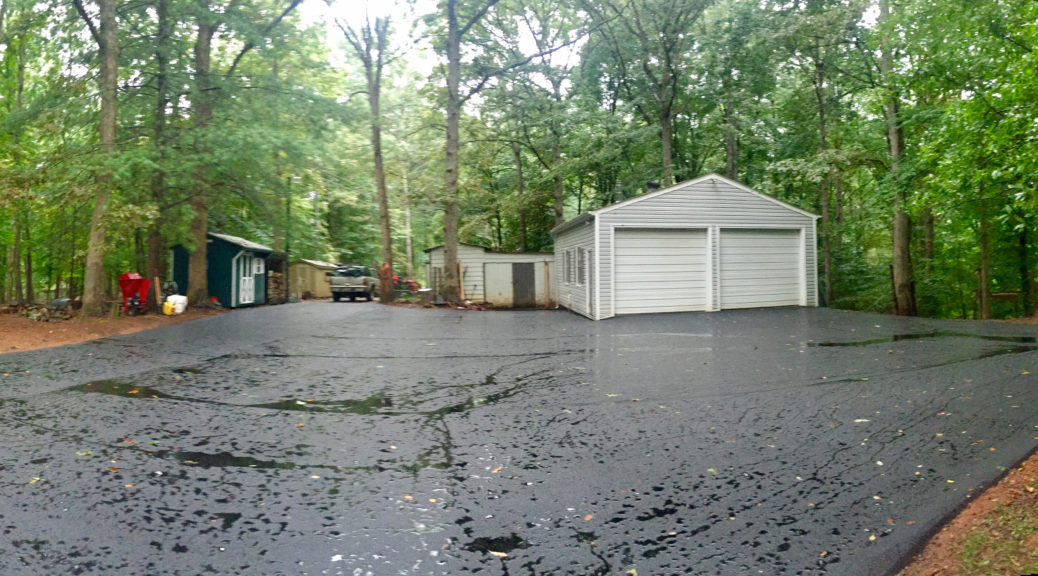 Driveway in the Rain